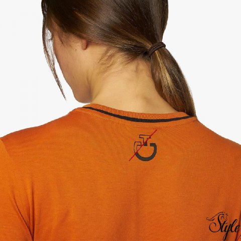 CAVALLERIA TOSCANA női póló Ride Easy Orange