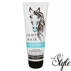 JUMP YOUR HAIR farok-, és sörény dúsító lósampon szürke lovaknak (225 ml)