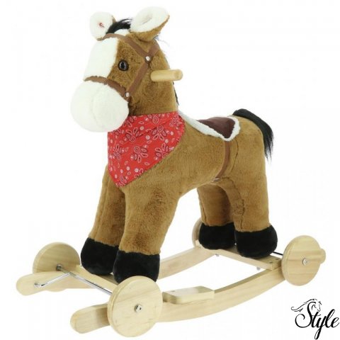 EQUI-KIDS gördülő hintaló Western Horse
