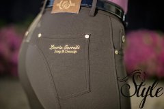 HKM szilikon térdfoltos női lovaglónadrág LG Basic