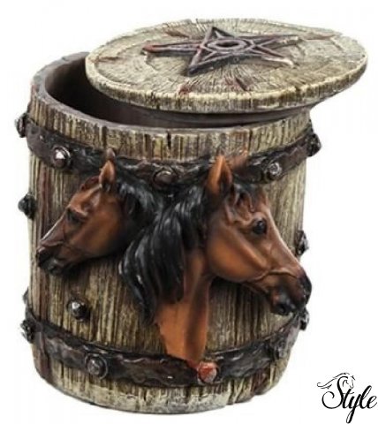 HORSES tároló - Two Horse Head