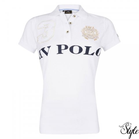 HV Polo galléros női és gyermek póló Favouritas EQ White