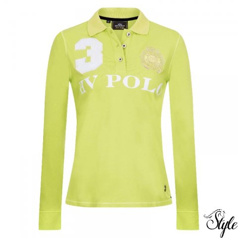 HV Polo hosszú ujjú női póló Favouritas EQ Lime