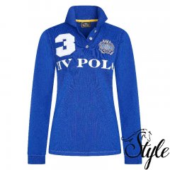 HV Polo hosszú ujjú női póló Favouritas EQ Royal Blue