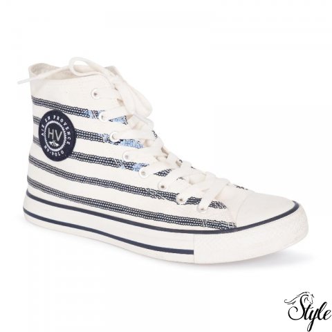 HV Polo női utcai cipő HVPSociety Navy-White