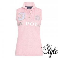HV Polo ujjatlan női póló Favouritas Power Pink Melange