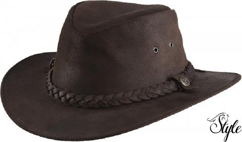 Randols olajos suede western kalap