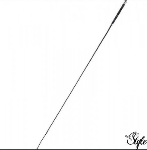 AKCIÓS Whip and Go pöttyös markolatú díjlovas pálca Points ( sötétkék, 110 cm ) - RAKTÁRON