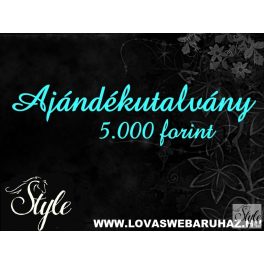 Ajándékutalvány 5.000 forint értékben