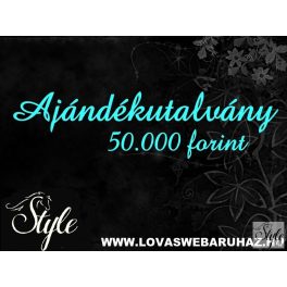 Ajándékutalvány 50.000 forint értékben