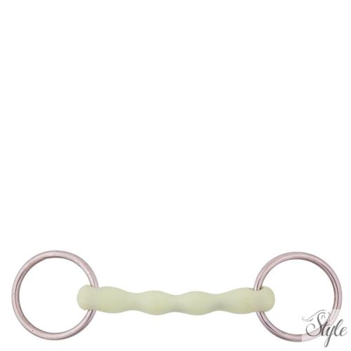 BR egyenes szájrészű almás zabla - 20 mm