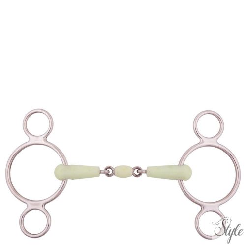 BR három karikás almás zabl - 18 mm