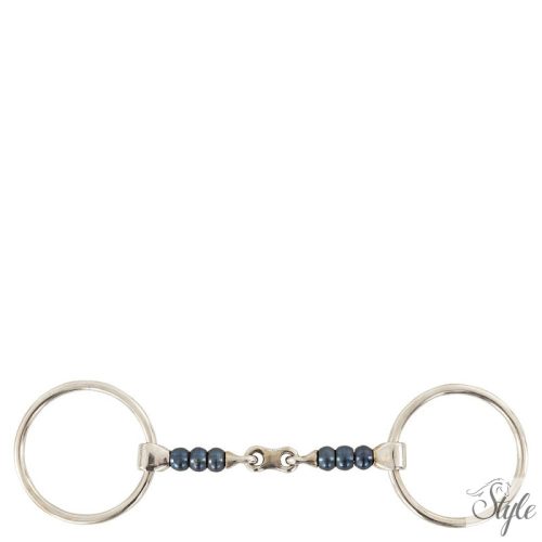 BR duplántört Sweet Iron görgős zabla - 14 mm