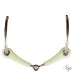 BR egyszertört almás zabla 15 mm