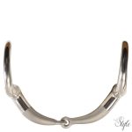 BR egyszertört oliven zabla 14 mm