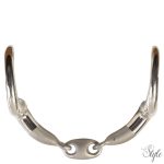 BR kétszertört oliven zabla 16 mm