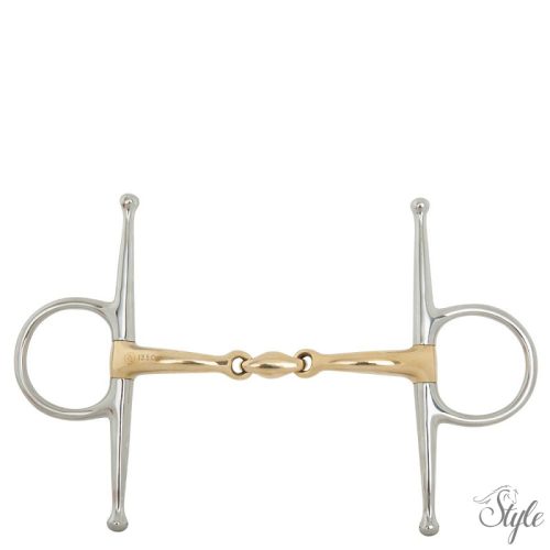 BR duplántört pálcás zabla - 14 mm