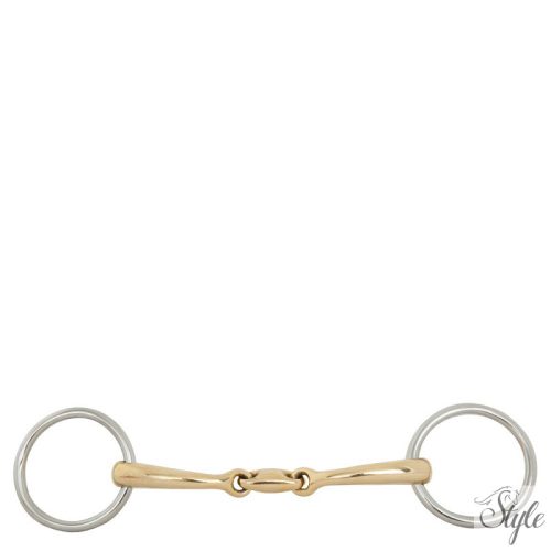 BR duplántört réz zabla - 10 mm