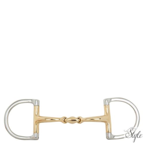 BR duplántört D- karikás zabla - 16 mm