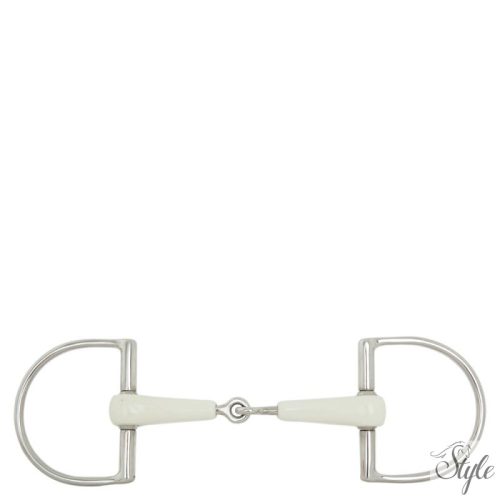 BR műanyag D- karikás zabla - 18 mm