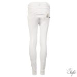 BR szilikon térdfoltos gyermek lovaglónadrág Edmonton White