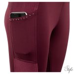 Premiere teli szilikonos gyermek lovaglóleggings Bellflower