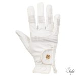 BR lovaglókesztyű Glory Pro White