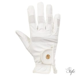 BR lovaglókesztyű Glory Pro White