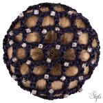 BR strasszos hajháló Diamond