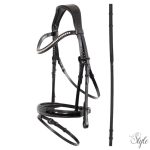 ANKY angol orrfékes kantár gurtnis szárral ATH24001