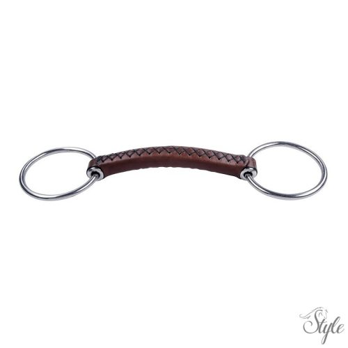 BR TRUST bőr zabla - 20 mm