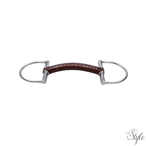 BR Trust bőr zabla D - karikával