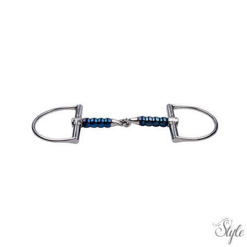 BR TRUST Sweet Iron görgős D- karikás zabla 16 mm