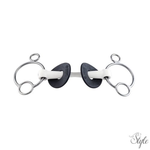 BR TRUST három karikás pessoa zabla - 20 mm