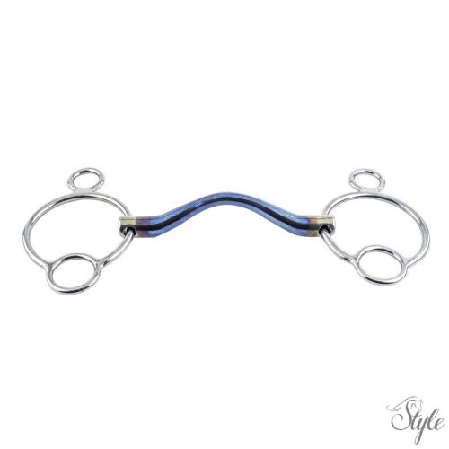 BR TRUST Sweet Iron három karikás zabla - 16 mm