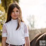 Cavalliera Női Lovas Versenying CONTESSA KIDS - Rövid ujjú