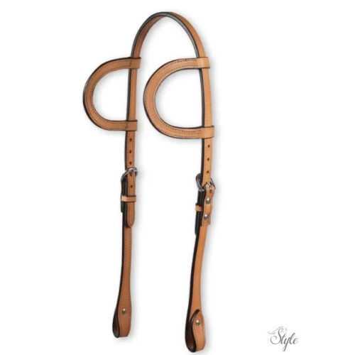 SILVER HORSE dupla füles western kantár Ear Gold