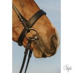 RIDING WORLD széles orrfékes kantár