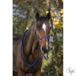 Csomózott kötőfék szárral