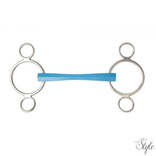 METALAB „Flexi” állítható szájrészű 3 karikás zabla