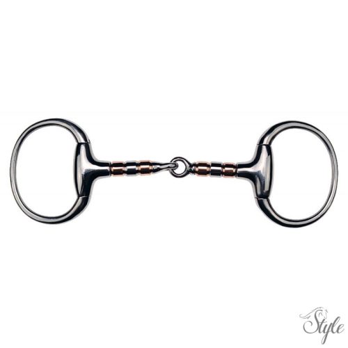 FEELING Görgős szájrészű olivás zabla