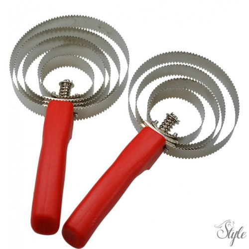 HIPPTONIC kerek fém vakaró, kétoldalú