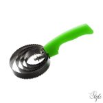 HIPPOTONIC kerek, fémes neon csillogó vakaró