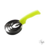 HIPPOTONIC kerek, fémes neon csillogó vakaró