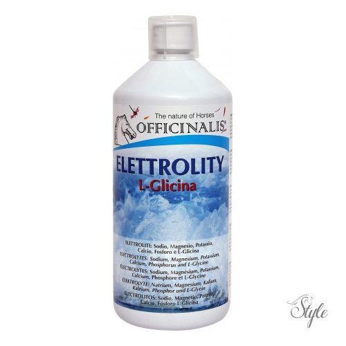 OFFICINALIS elektrolit és L-Glycine - verseny utáni ásványi anyag pótlásra - 1000 ml