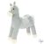 EQUI-KIDS álló lovacska Grey Pony
