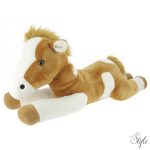 Equi Kids fekvő lovacska plüss Piebald nagy méretben (80 cm)