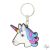 Equi Kids szilikon unikornis fej kulcstartó Licorne