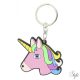 Equi Kids szilikon rózsaszín unikornis fej kulcstartó Licorne