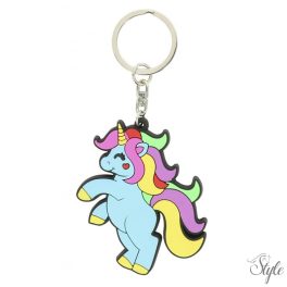 Equi Kids szilikon kék unikornis kulcstartó Licorne